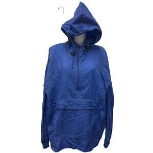 VTG Honors (kmart) 90s SZ L Jacket 1/4 Zip Jacket pullover front zip blue track